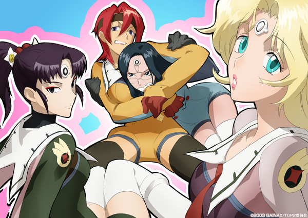 nyan nok cham, ruu soon, citrone rimone, and pacica peska pelcicum (top wo nerae! and 1 more) drawn by nadeara_bukichi
