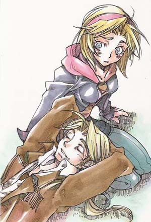 cecilia lynne adelhyde and jack van burace (wild arms and 1 more) drawn by tomoki_(21791)