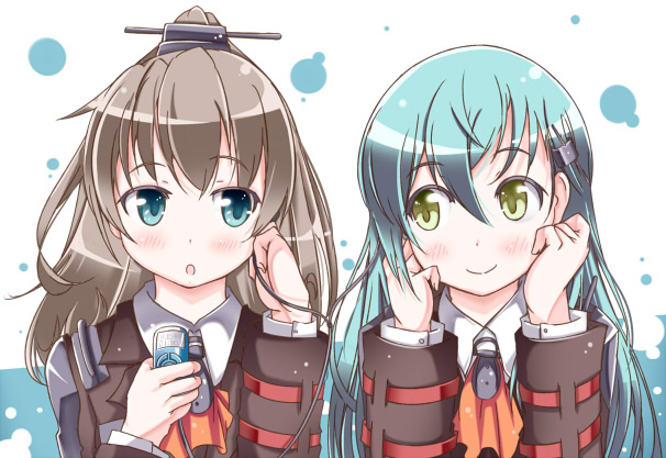 suzuya and kumano (kantai collection) drawn by mad_(hazukiken)