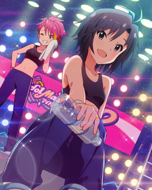 kikuchi makoto and maihama ayumu (idolmaster and 1 more)