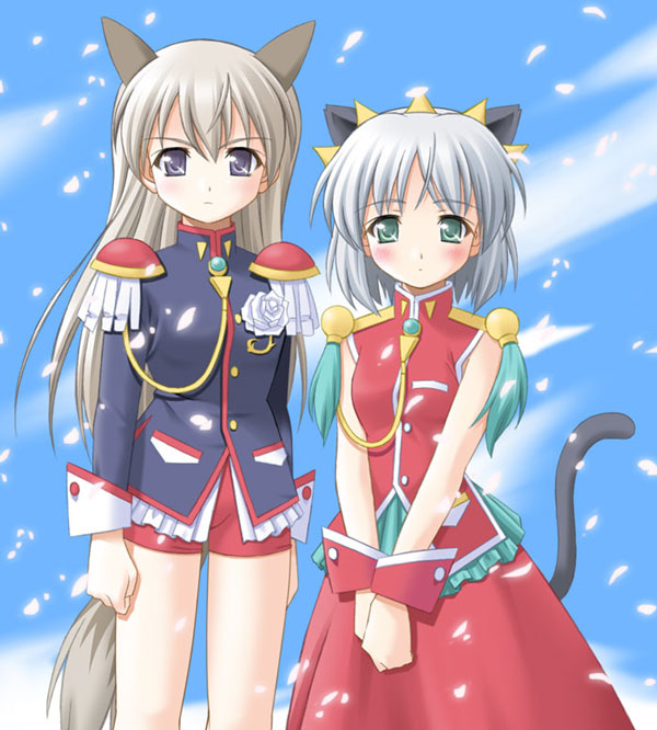sanya v. litvyak, eila ilmatar juutilainen, tenjou utena, and himemiya anthy (world witches series and 2 more) drawn by shiumai