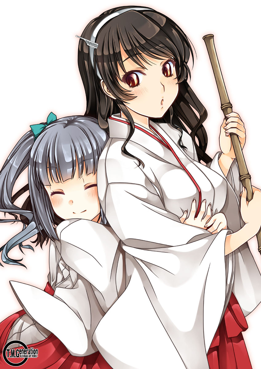 kasumi and ashigara (kantai collection) drawn by ishihara_masumi