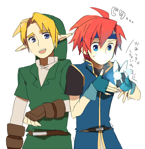 link, roy, and navi (fire emblem and 4 more)
