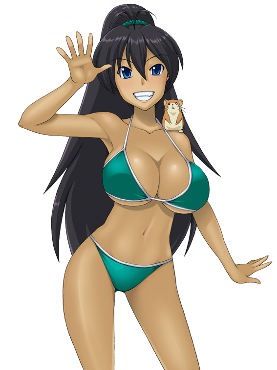 ganaha hibiki and hamuzou (idolmaster) drawn by kawanuma_uotsuri