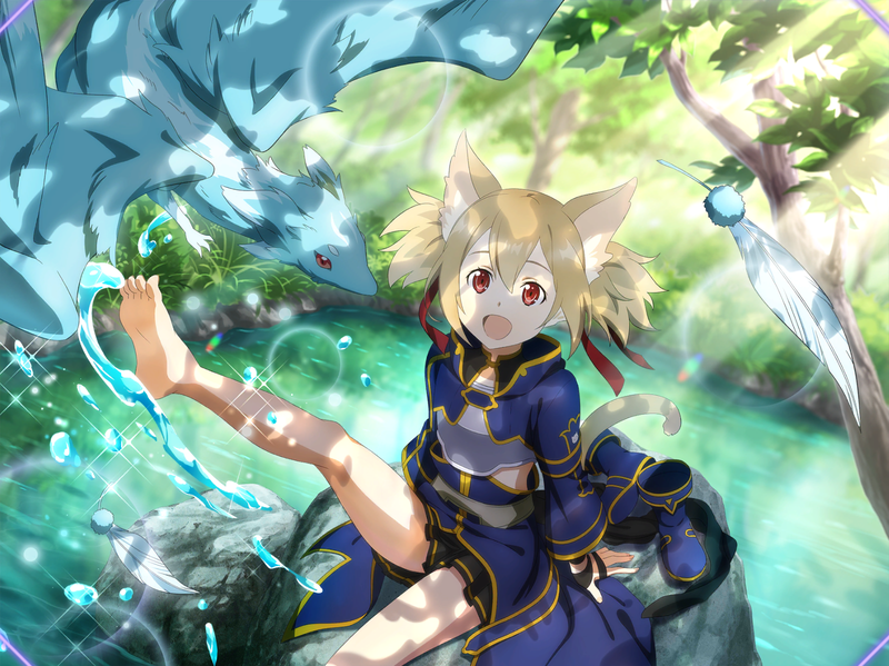 silica and pina (sword art online and 2 more)