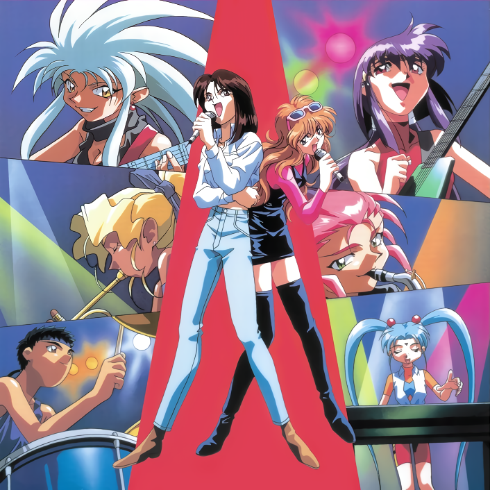 ryouko, masaki sasami jurai, kuramitsu mihoshi, masaki aeka jurai, ryou-ouki, and 2 more (tenchi muyou!)