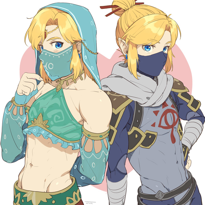 link (the legend of zelda and 1 more) drawn by zyunya