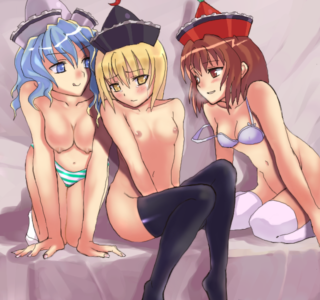 lunasa prismriver, merlin prismriver, and lyrica prismriver (touhou) drawn by sdd