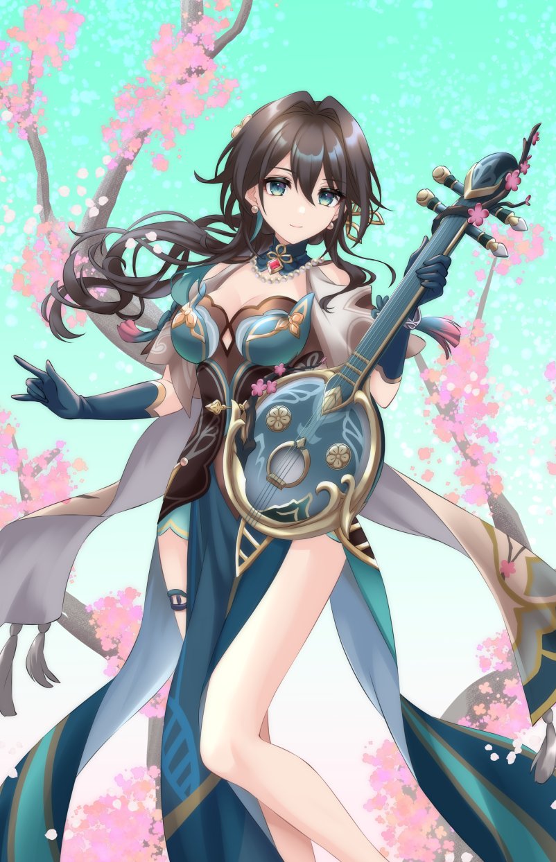 ruan mei (honkai and 1 more) drawn by kakiko210
