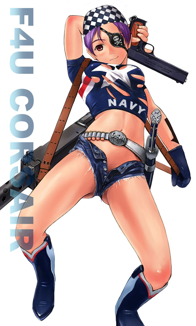 f4u corsair (original) drawn by mimura_kaoru