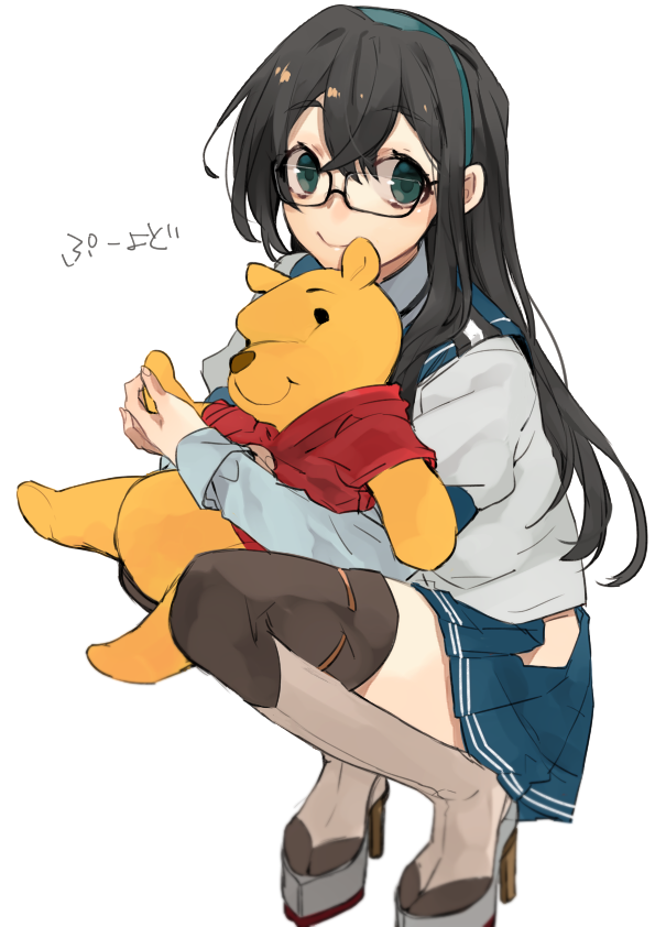 ooyodo and pooh (kantai collection and 1 more) drawn by hita_(hitapita)