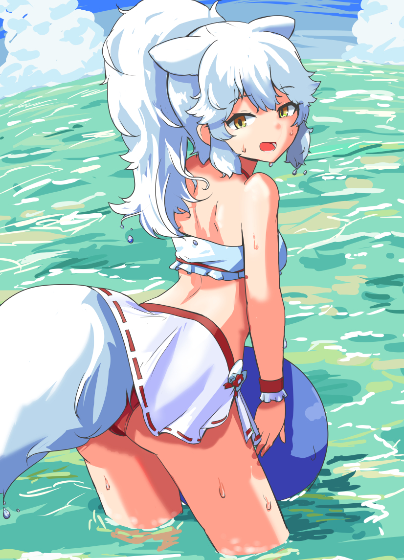 arctic fox (kemono friends and 1 more) drawn by hane_(kirschbaum)
