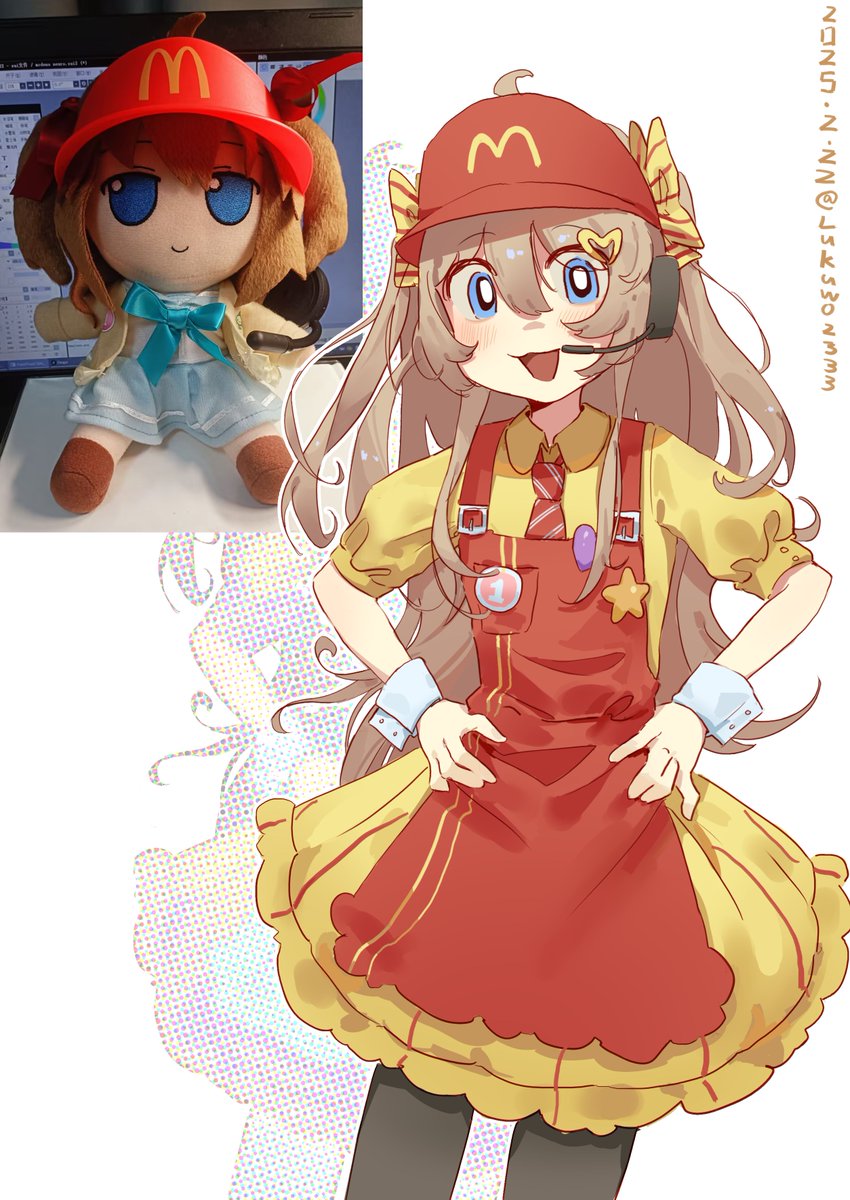 neuro-sama (mcdonald's and 1 more) drawn by lexingzi