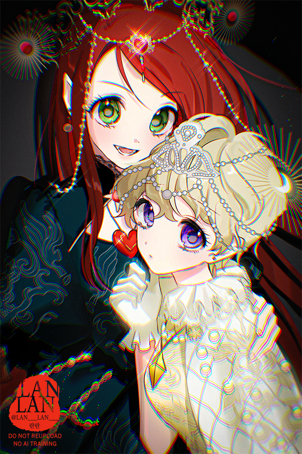 chocolat meilleure and vanilla mieux (sugar sugar rune) drawn by lan_lan