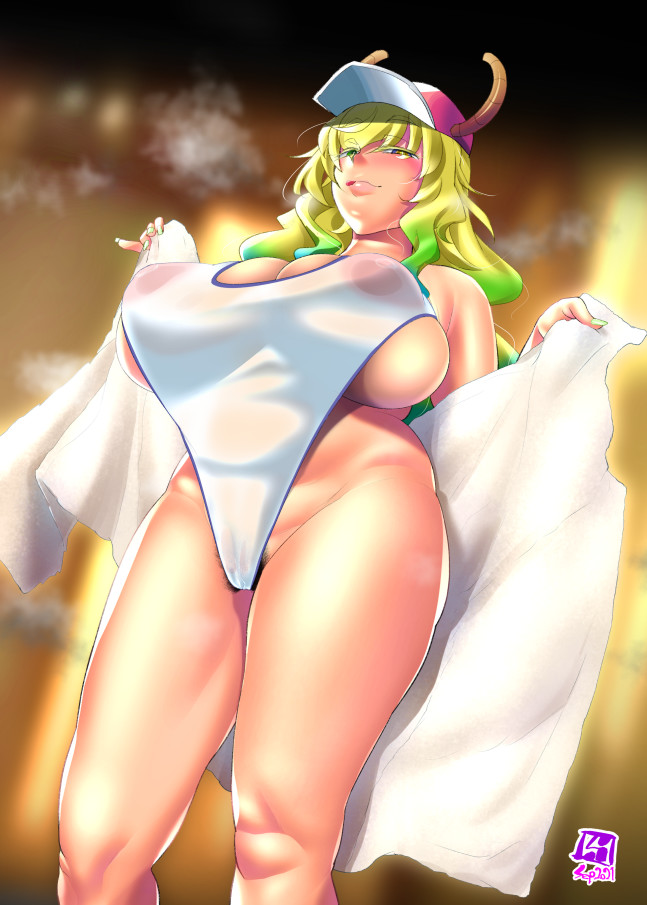 lucoa (kobayashi-san chi no maidragon) drawn by konmori_(kinbou_sokai)