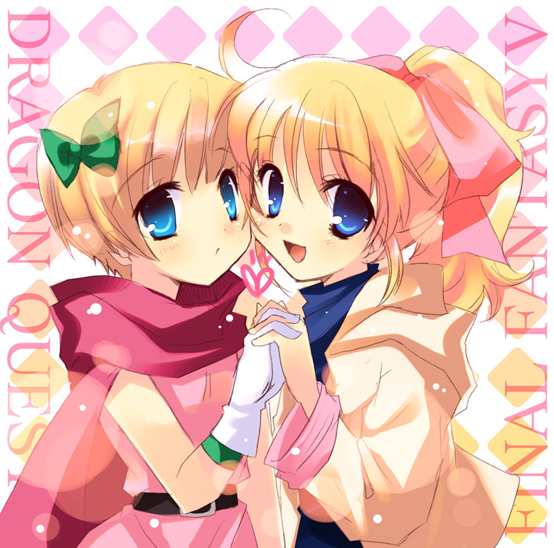 hero's daughter and krile mayer baldesion (final fantasy and 3 more) drawn by izumi_makoto