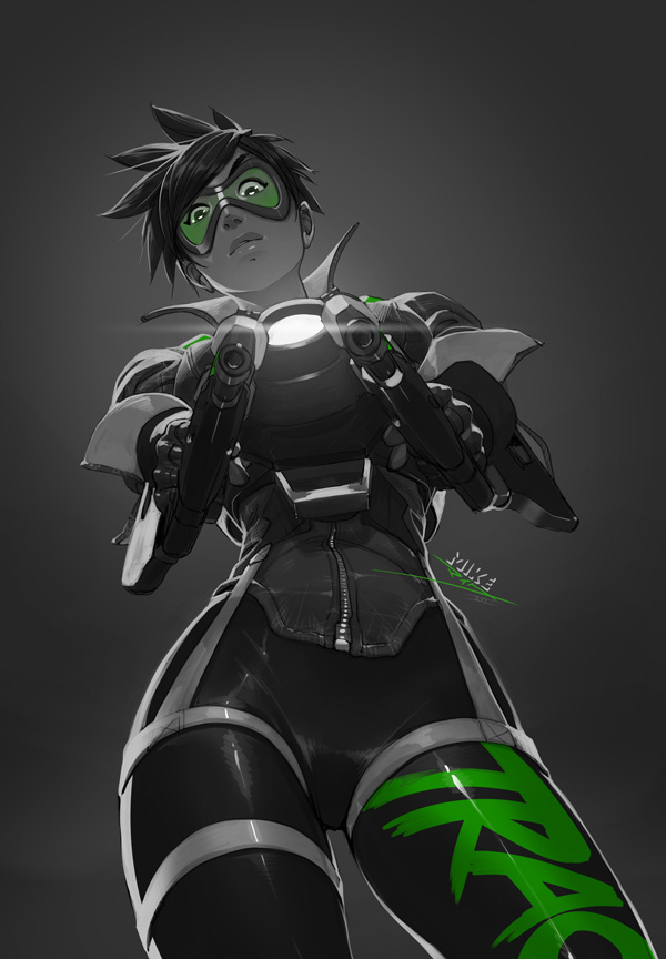 tracer (overwatch and 1 more) drawn by vashperado