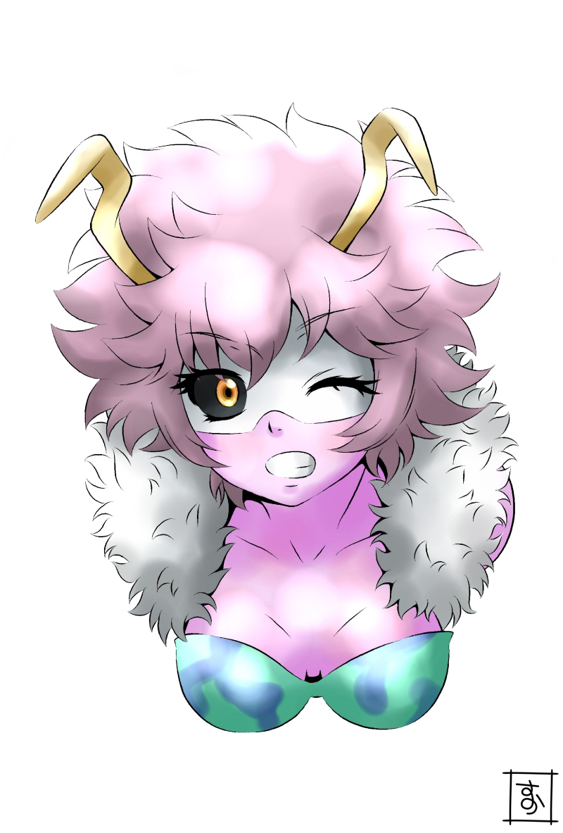 ashido mina (boku no hero academia) drawn by s-now