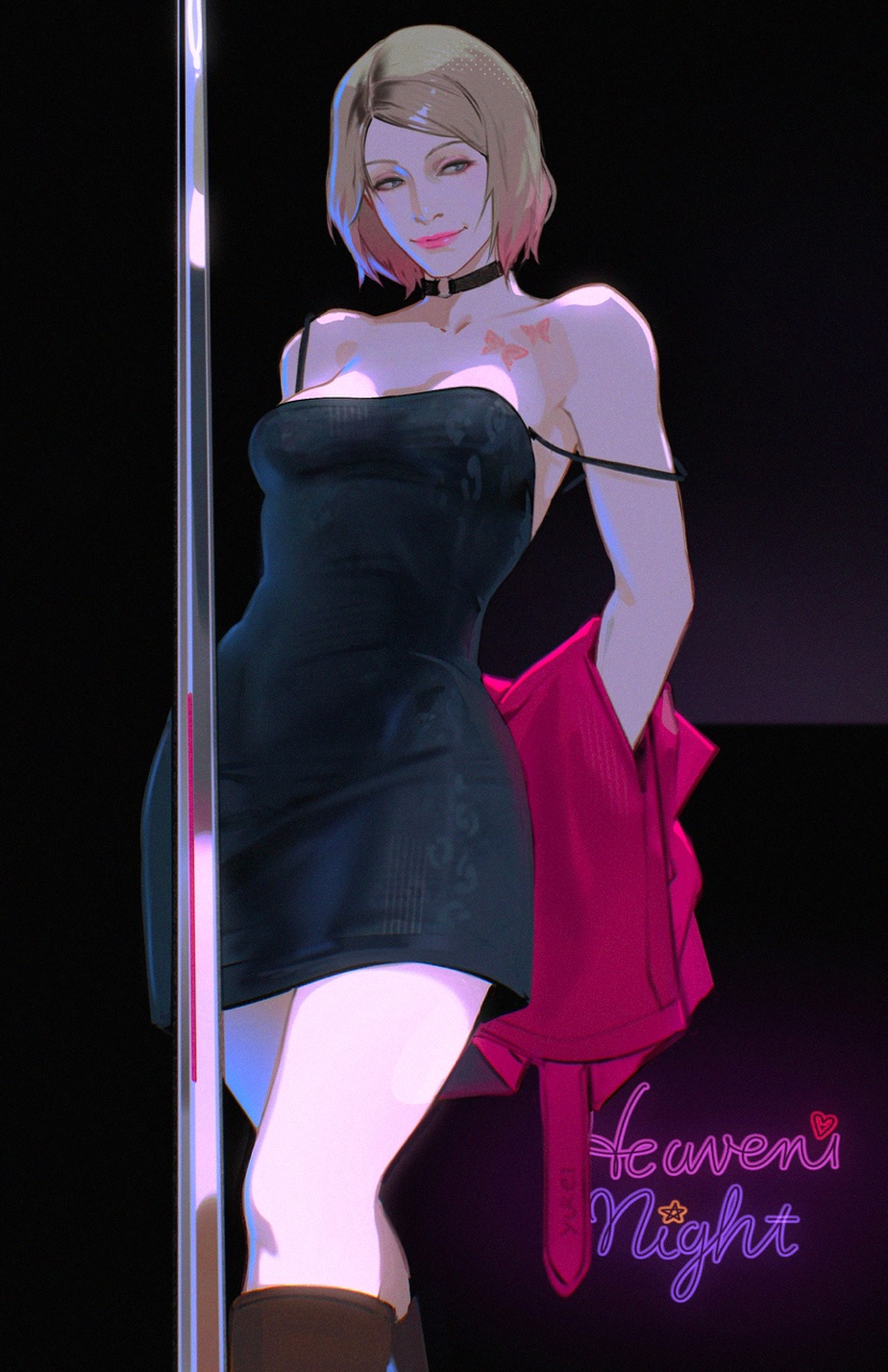 maria (silent hill and 1 more) drawn by y-u-r-e-i
