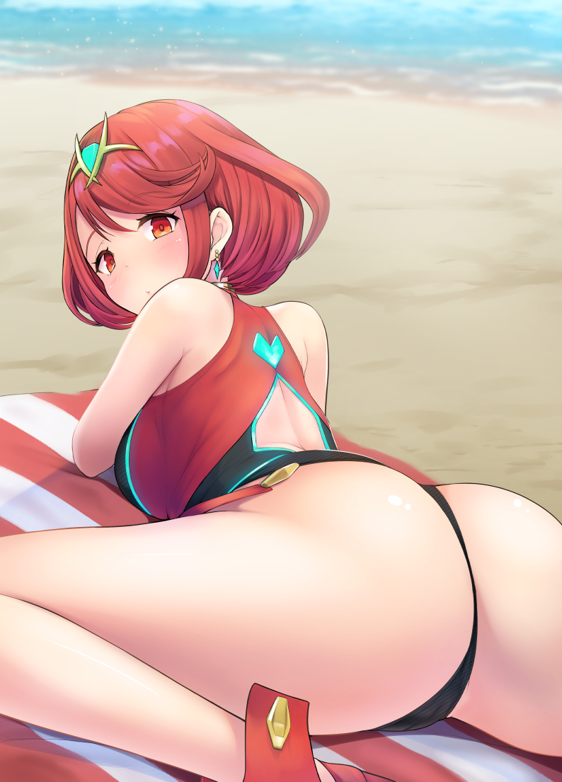 pyra (xenoblade chronicles and 1 more) drawn by amekosame