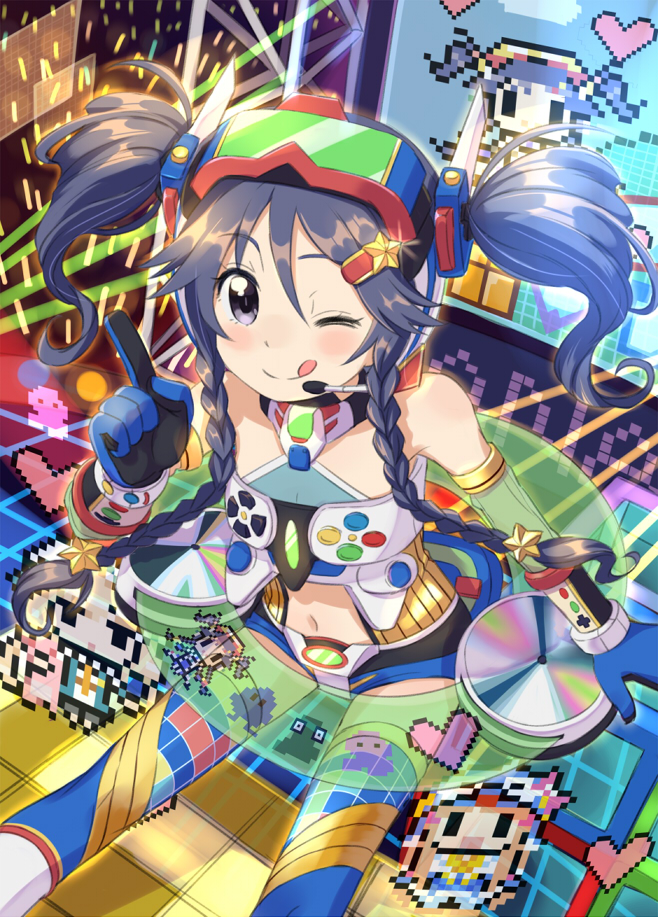 miyoshi sana (idolmaster and 1 more) drawn by kingin