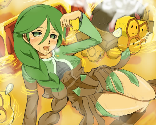 torkoal, combee, and cheryl (pokemon and 1 more)