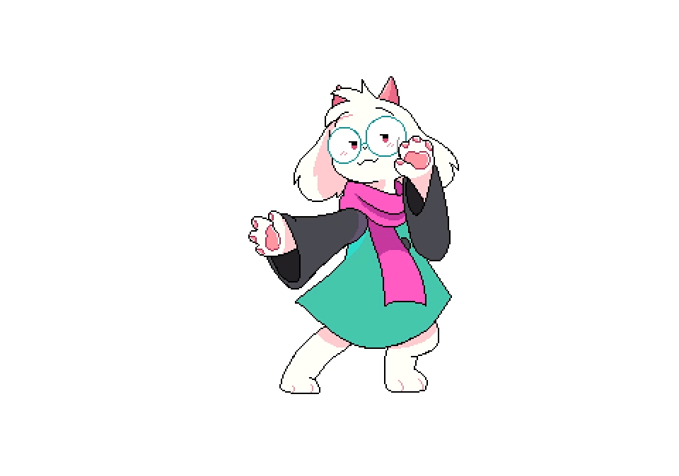 ralsei (deltarune and 1 more) drawn by fafameow