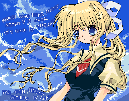 kamio misuzu (air) drawn by toshi_(little-fluffy-cloud)
