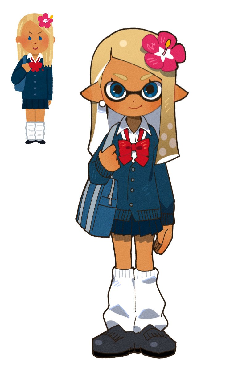kogal (splatoon and 1 more) drawn by hg_swdiary