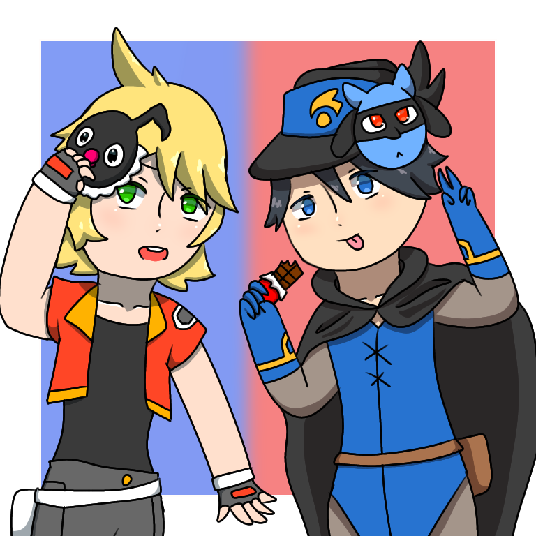 riolu, chatot, sir aaron, and jack walker (pokemon and 3 more) drawn by zyla_zo.