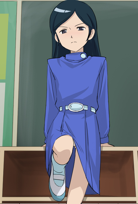 ichiro mai (kuromajo-san ga tooru!!) drawn by haruyama_kazunori