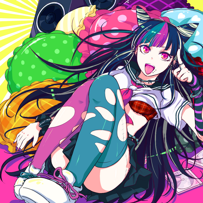 mioda ibuki (danganronpa and 1 more) drawn by pochi_(goodgrief)