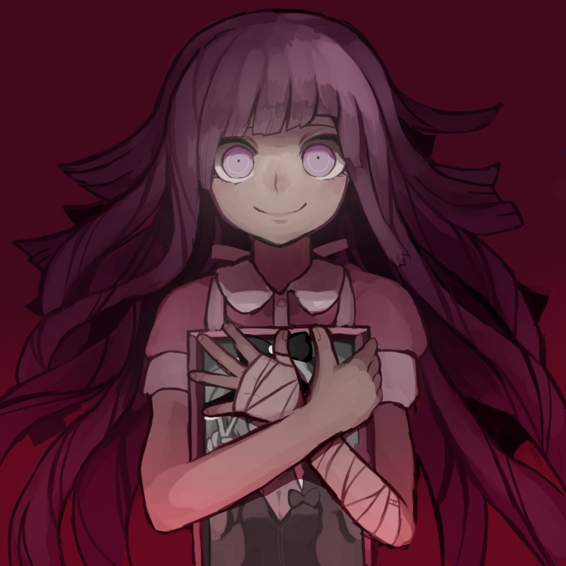 enoshima junko and tsumiki mikan (danganronpa and 1 more) drawn by shitoo