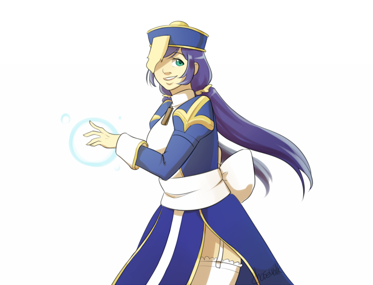 tojo nozomi and high priest (love live! and 2 more) drawn by chasewalk