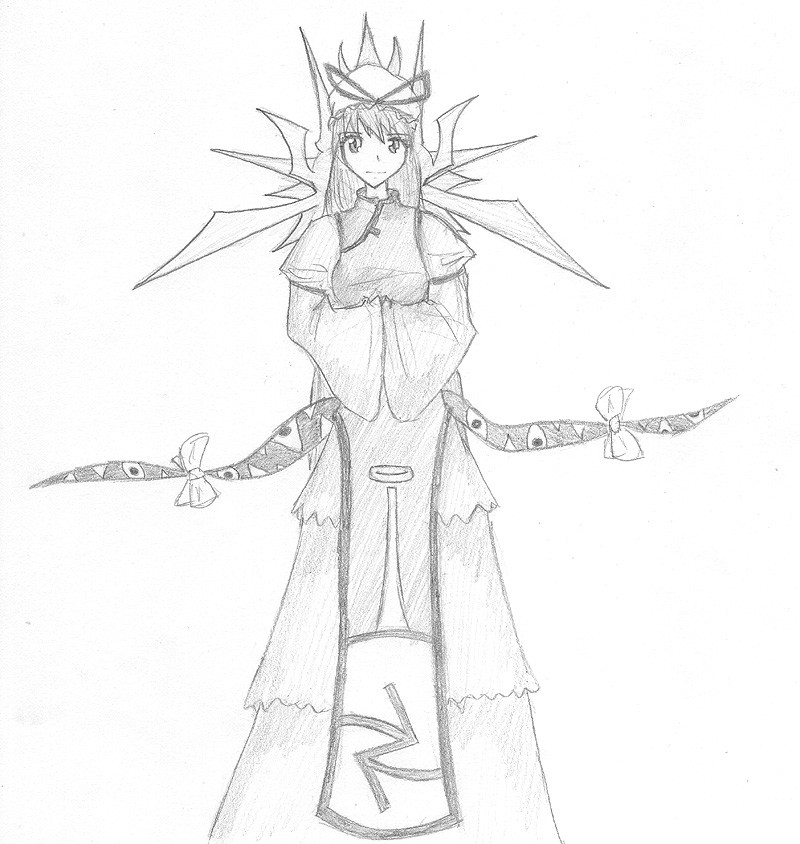 yakumo yukari and lady of pain (touhou and 2 more)