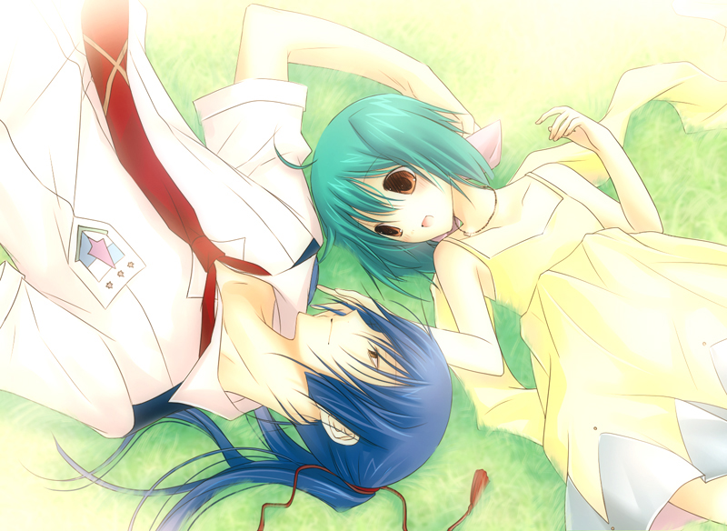 ranka lee and saotome alto (macross and 1 more) drawn by vanilla_(nicolla)