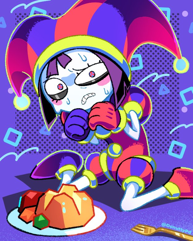 pomni (the amazing digital circus) drawn by donuttypd