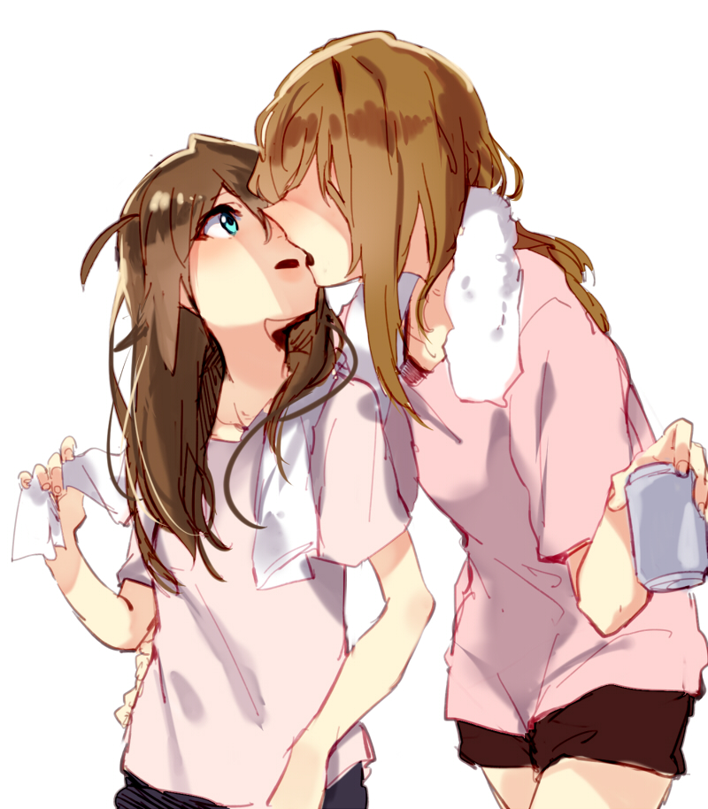 baba konomi and momose rio (idolmaster and 1 more) drawn by hamada_(super_tachioyogi_kyousou)