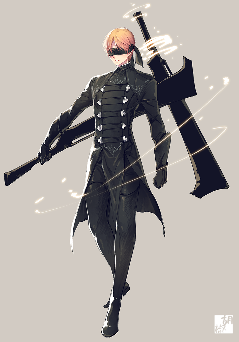 izumi kouhei (nier and 2 more) drawn by pepper_fever
