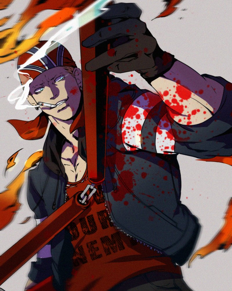 billy kane (the king of fighters and 1 more) drawn by mojyavoltage6