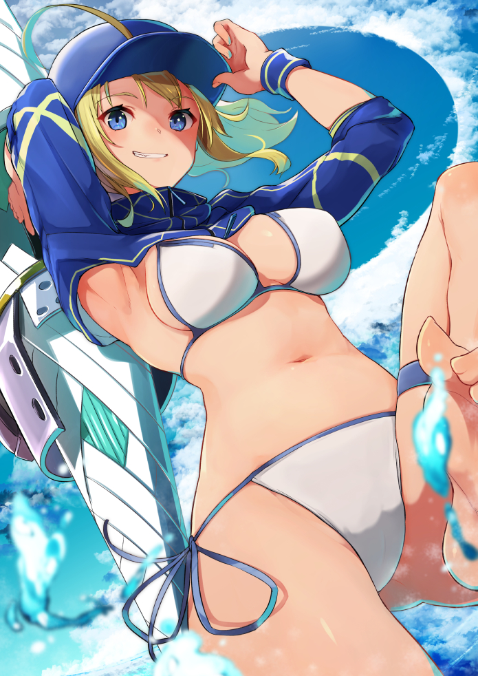 artoria pendragon and mysterious heroine xx (fate and 1 more) drawn by yuuzuki_(re'ef)