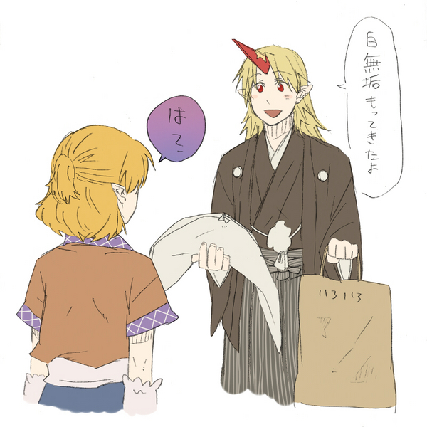 mizuhashi parsee and hoshiguma yuugi (touhou) drawn by torinone