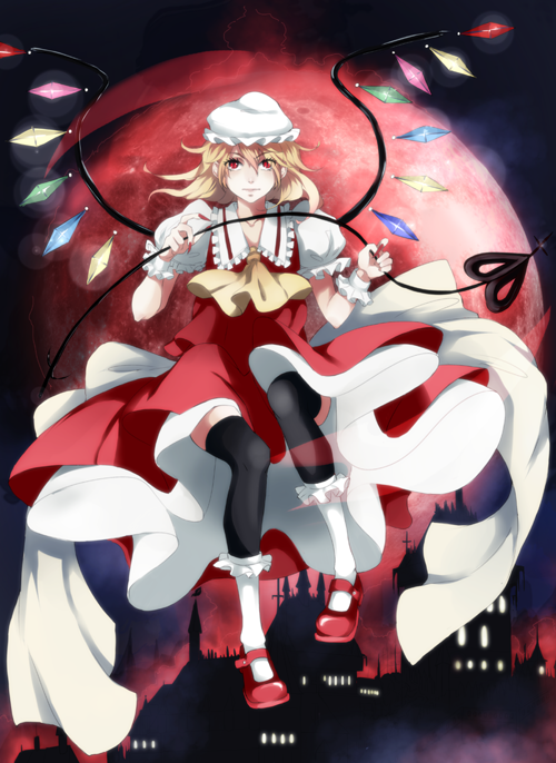 flandre scarlet (touhou) drawn by katagawa_mika
