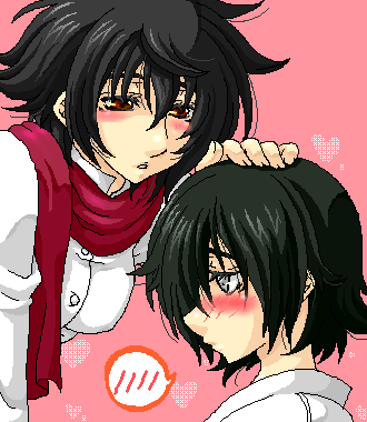 setsuna f. seiei and allelujah haptism (gundam and 1 more) drawn by reno-kichi