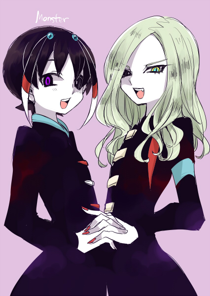 shuu and vanfeny vamp (inazuma eleven and 2 more) drawn by tobi_(one)