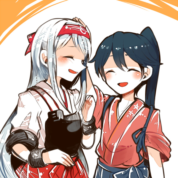 houshou and shoukaku (kantai collection) drawn by itomugi-kun