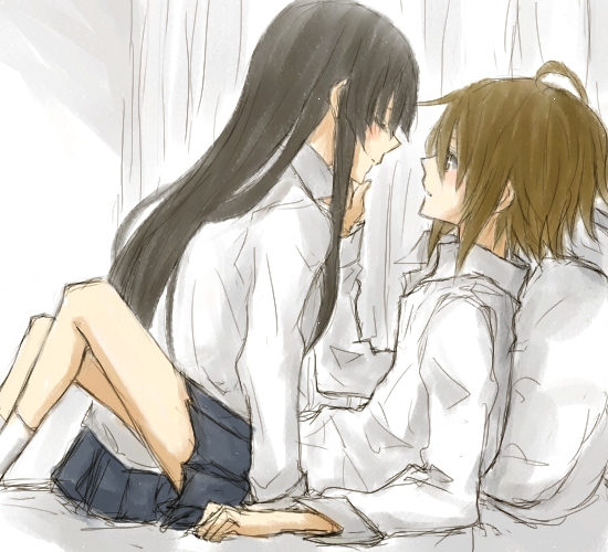akiyama mio and tainaka ritsu (k-on!) drawn by gogono_pan'ya