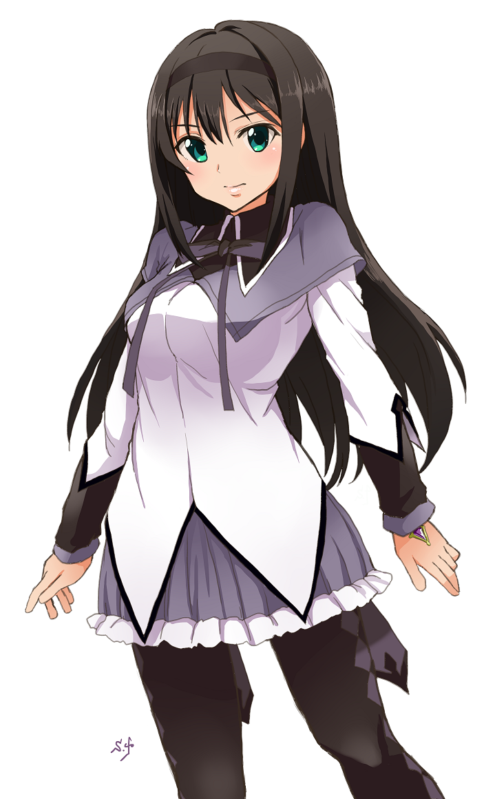 akemi homura and shibuya rin (idolmaster and 2 more) drawn by shift_(waage)