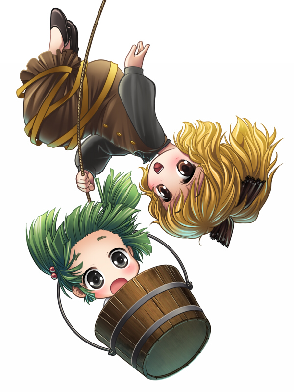 kurodani yamame and kisume (touhou) drawn by kei_kei