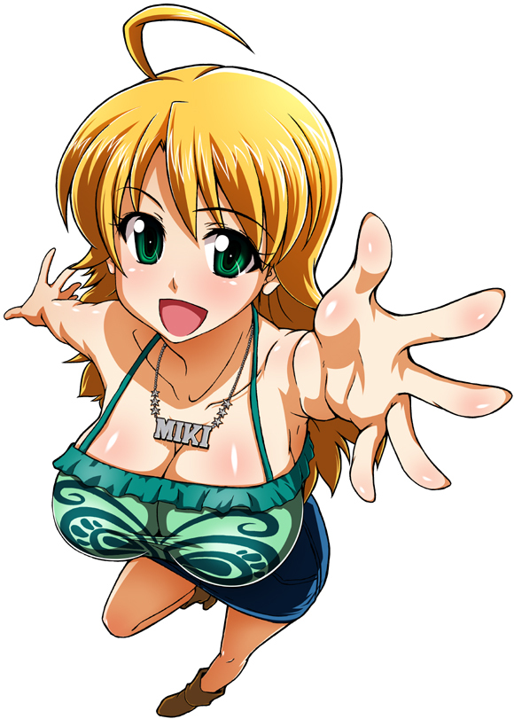 hoshii miki (idolmaster and 1 more) drawn by rikumoto_yoshiyuki